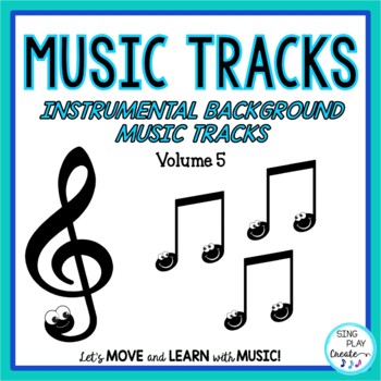 Preview of Brain Break, Music and Movement Instrumental Background Music Tracks Vol. 5