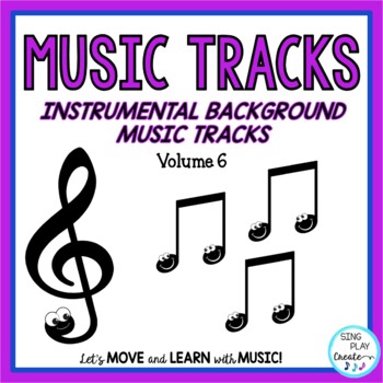 Preview of Brain Break, Music and Movement Instrumental Background Music Tracks Vol. 6