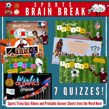 NFL Football Trivia Brain Break Video from the Word Nerd