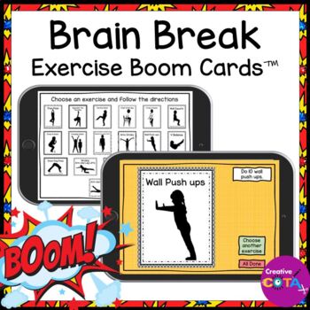 Preview of Occupational Therapy SEL Brain Break Activity Gross Motor Movement BOOM Cards™