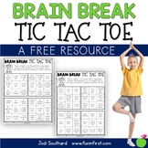 Brain Break Tic Tac Toe - Distance Learning