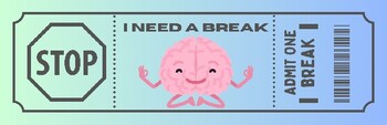 Preview of Brain Break Ticket