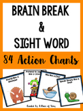 Brain Break and Sight Word Chant Action Cards