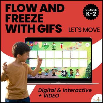 Preview of Brain Break with GIFS Cinco de Mayo Flow and Freeze / Movement Activity / Beat