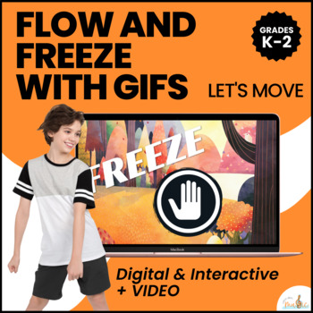Preview of Brain Break with GIFS - Fall Flow and Freeze - Movement Activity - Beat / Meter