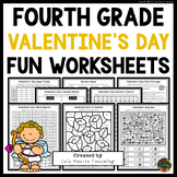 4th Grade Valentine's Day Fun Packet Early Fast Finishers 