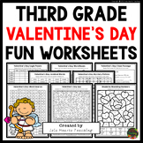 3rd Grade Valentine's Day Fun Packet Early Fast Finishers 