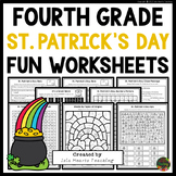 4th Grade St Patrick's Day Fun Packet Early Fast Finishers
