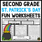 2nd Grade St Patrick's Day Fun Packet Early Fast Finishers
