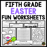 5th Grade Easter Packet Fun Fast Early Finishers Puzzles W