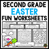 2nd Grade Easter Packet Fun Fast Early Finishers Holiday B
