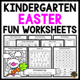 Kindergarten Easter Packet Fun Fast Early Finishers Break 