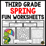 3rd Grade Spring Break Fun Packet Early Finishers Puzzles 