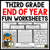 3rd Grade End of Year Fun Packet Early Finishers Puzzles B