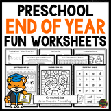 Preschool End of Year Fun Packet PreK Early Finishers Puzz