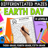 Earth Day Maze Worksheets Third Fourth Fifth Grade - Fun M