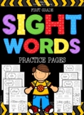 Sight Words Worksheets (First Grade List)