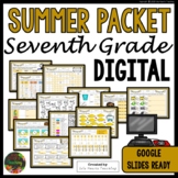 Seventh Grade Summer Break Packet - Fun Digital Homework R