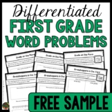 First Grade Addition and Subtraction Word Problems (Free Sample)