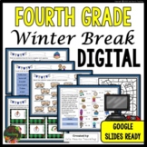 Fourth Grade Winter Break Packet - Digital - Google Slides