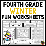 4th Grade Winter Fun Packet Early Fast Finishers Puzzles W