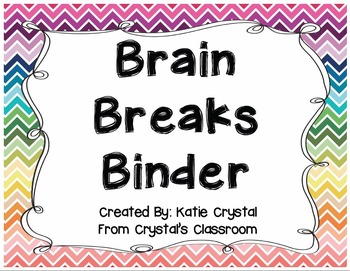 Preview of Brain Breaks Binder