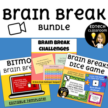 Preview of Brain Breaks Bundle | Made for Distance Learning, Zoom, and Google Meet