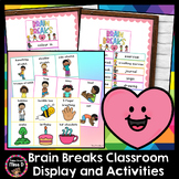Brain Breaks Classroom Display | Sensory Break and Movemen