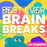 Brain Breaks - Cue slides and instructions (Spanish edition)