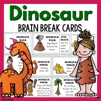 Preview of Brain Breaks - Dinosaur Themed