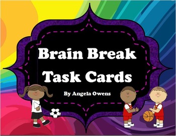 Preview of Brain Breaks:  Exercises to Get Your Students Moving!