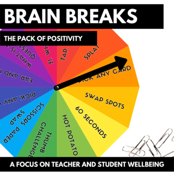 Preview of Brain Breaks - PACK OF POSITIVITY (Wellbeing)