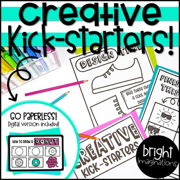 Preview of NO PREP Creative Challenge Activities for Fast Finishers | Time Fillers