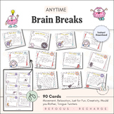 Brain Breaks Printable Cards | Fun Brain Break Activities 