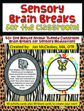 Brain Breaks for the Classroom - 1 minute Animal Themed Se