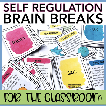 Preview of Brain Breaks to Support Emotional Regulation, Calming Strategies, Break Area
