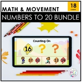 Brain Breaks with Math l Numbers to 20 BUNDLE
