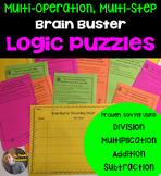 Brain Buster Logic Puzzles: Multi-Step, Multi-Operational 