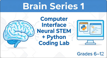 Preview of Brain Series 1: Computer Interface Neural STEM + Python Coding Lab | Grades 6–12