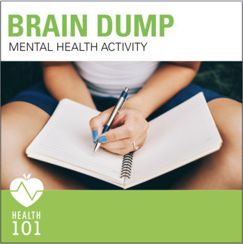 Preview of Brain Dump: Mental Health Activity To Relieve Stress, Anxiety and Depression