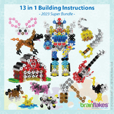 Brain Flakes® 13 in 1 Building Instructions Super Bundle |