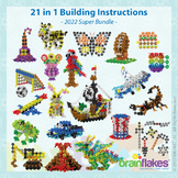 Brain Flakes® 21 in 1 Building Instructions Super Bundle |