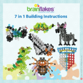 Brain Flakes® 7 in 1 Building Instructions Bundle | Explorers