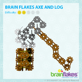 Brain Flakes® Printable Step-By-Step Axe & Log Instructions