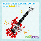 Brain Flakes® Printable Step-By-Step Electric Guitar Instructions