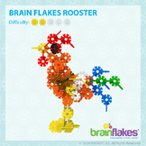 Brain Flakes® Printable Step-By-Step Rooster Instructions