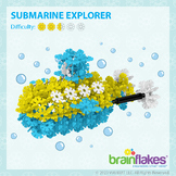 Brain Flakes® Printable Step-By-Step Submarine Explorer In