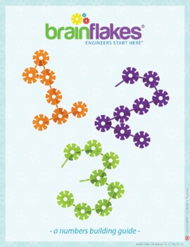 Preview of Brain Flakes® STEM Makerspace Numbers Task Cards | Includes Numbers 0-9!