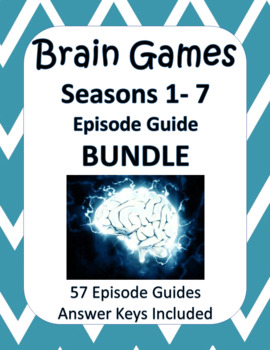 Preview of Brain Games Seasons 1-7 Viewing Guide BUNDLE - ALL 57 Episode Guides