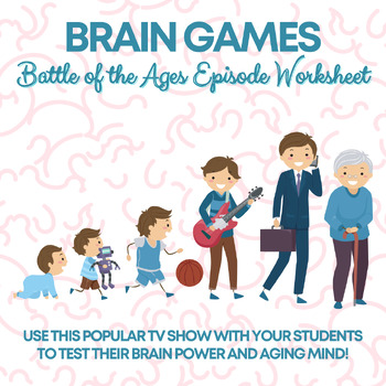 Preview of Test Your Brain Episode Worksheet-Battle of the Ages (PDF version)